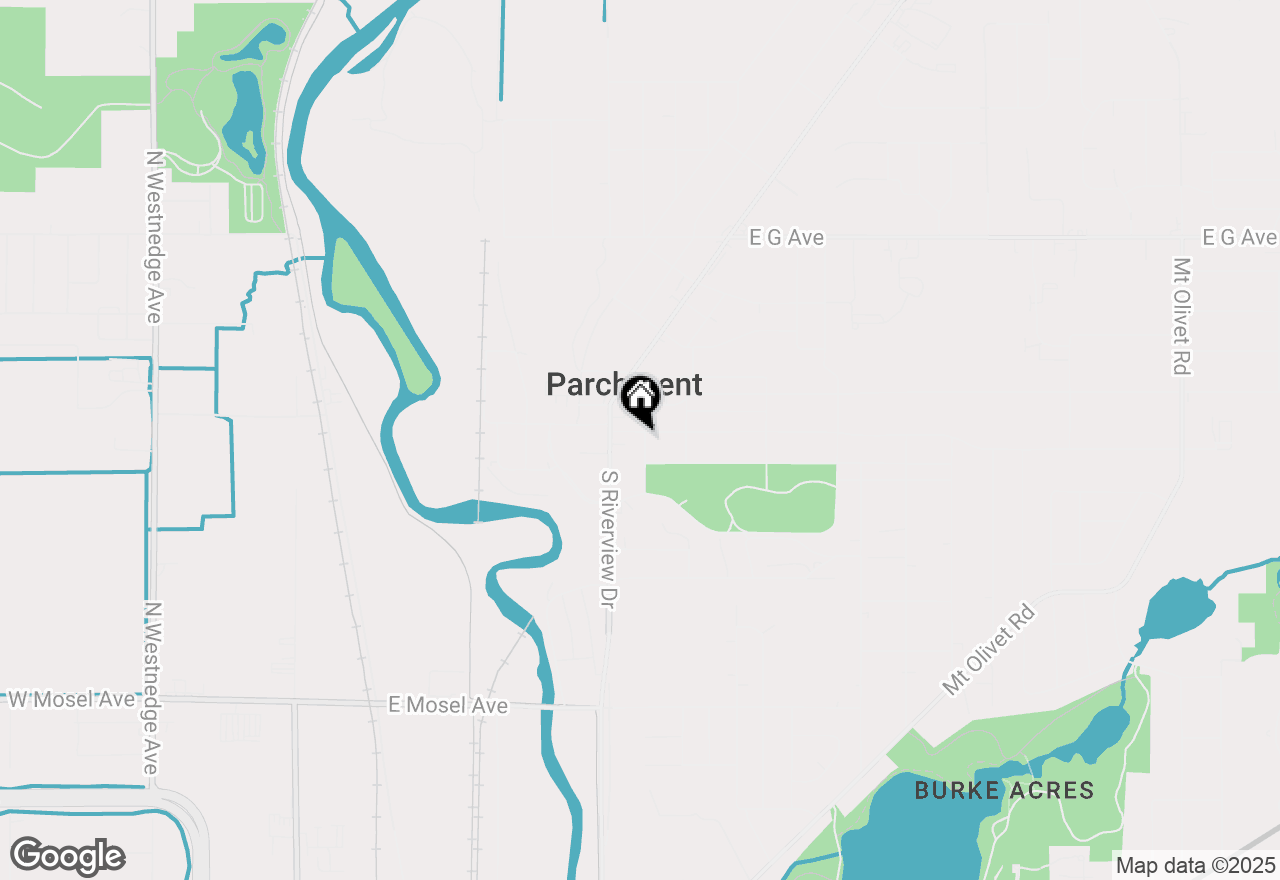 Map of 134 Glendale Boulevard, Parchment, MI 49004