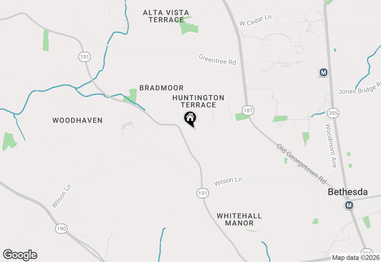 Map of 5714 Huntington Parkway, Bethesda, MD 20814