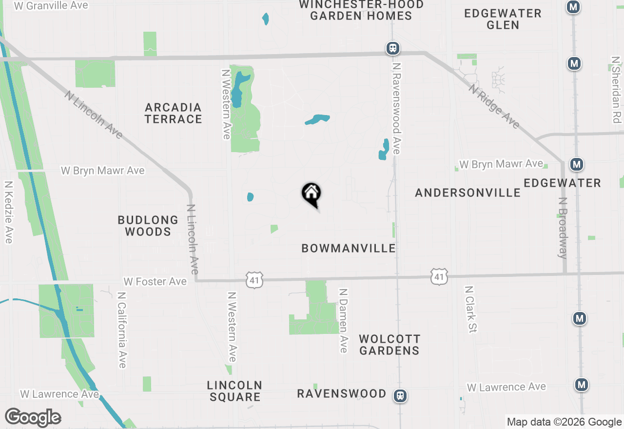 Map of 5412 N Hoyne Avenue, Chicago, IL 60625