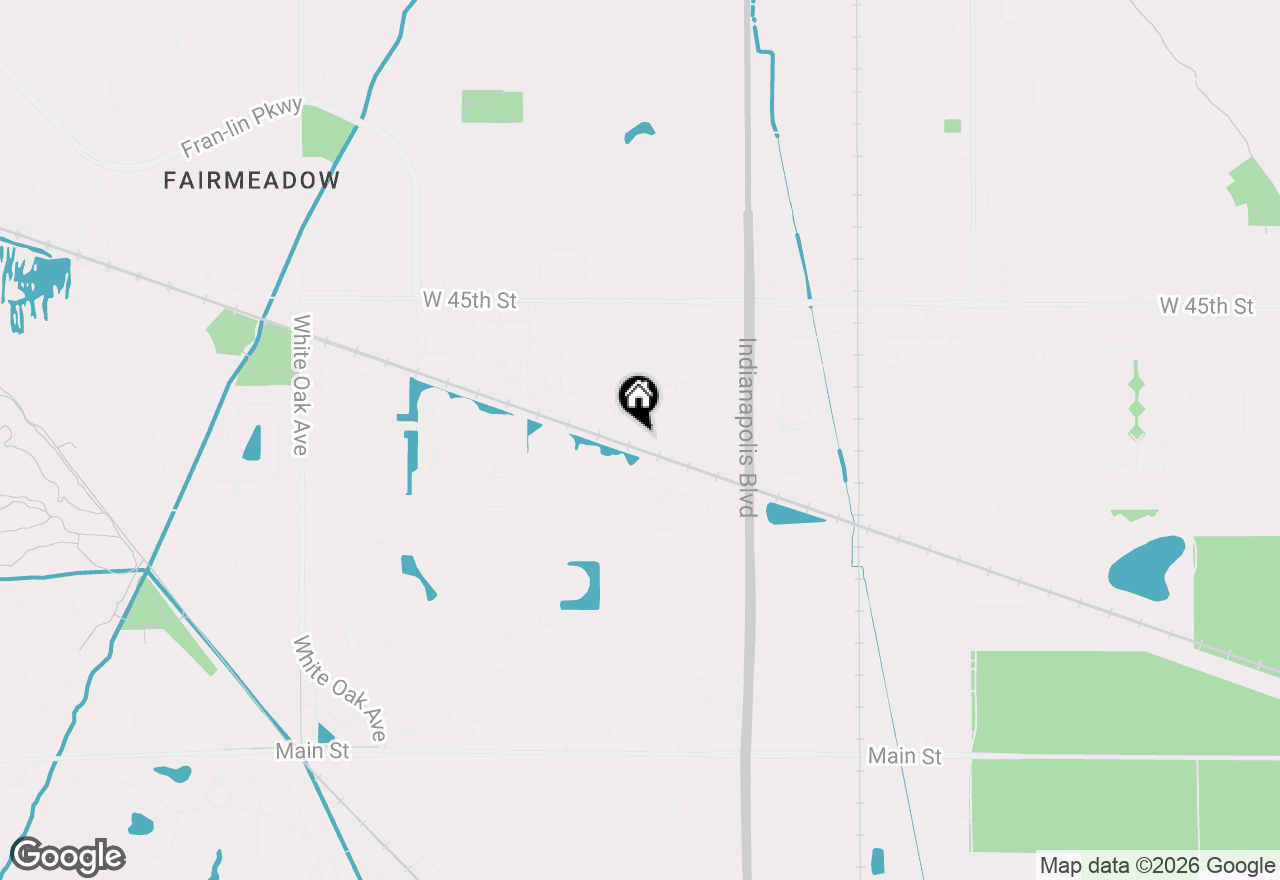 Map of 2164 Terrace Drive, Highland, IN 46322