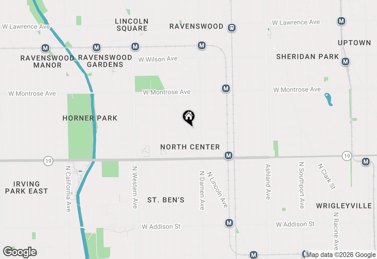 Map of 4151 N Lincoln Avenue #1, Chicago, IL 60618