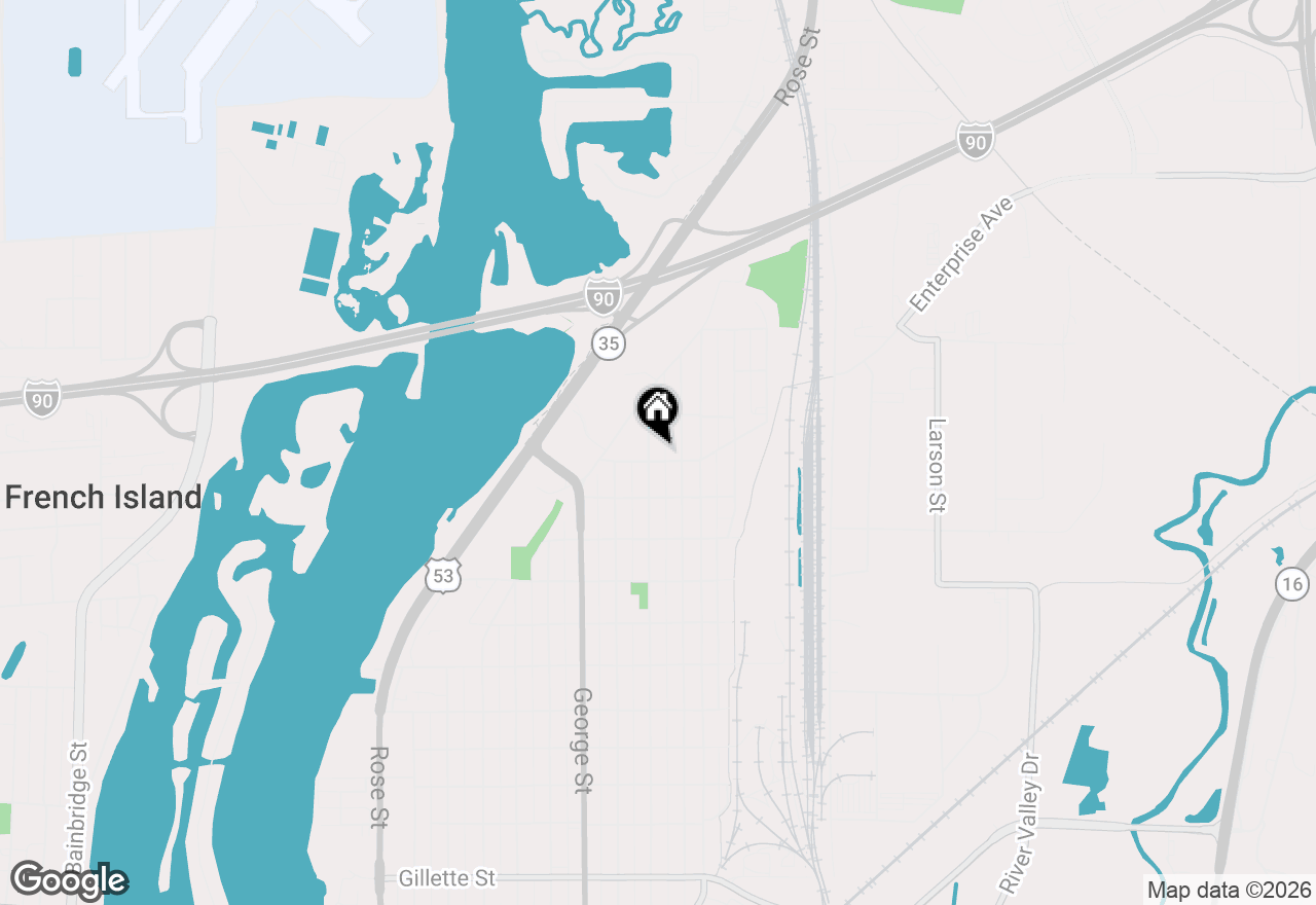Map of 1409 Salem Rd, La Crosse, WI 54603