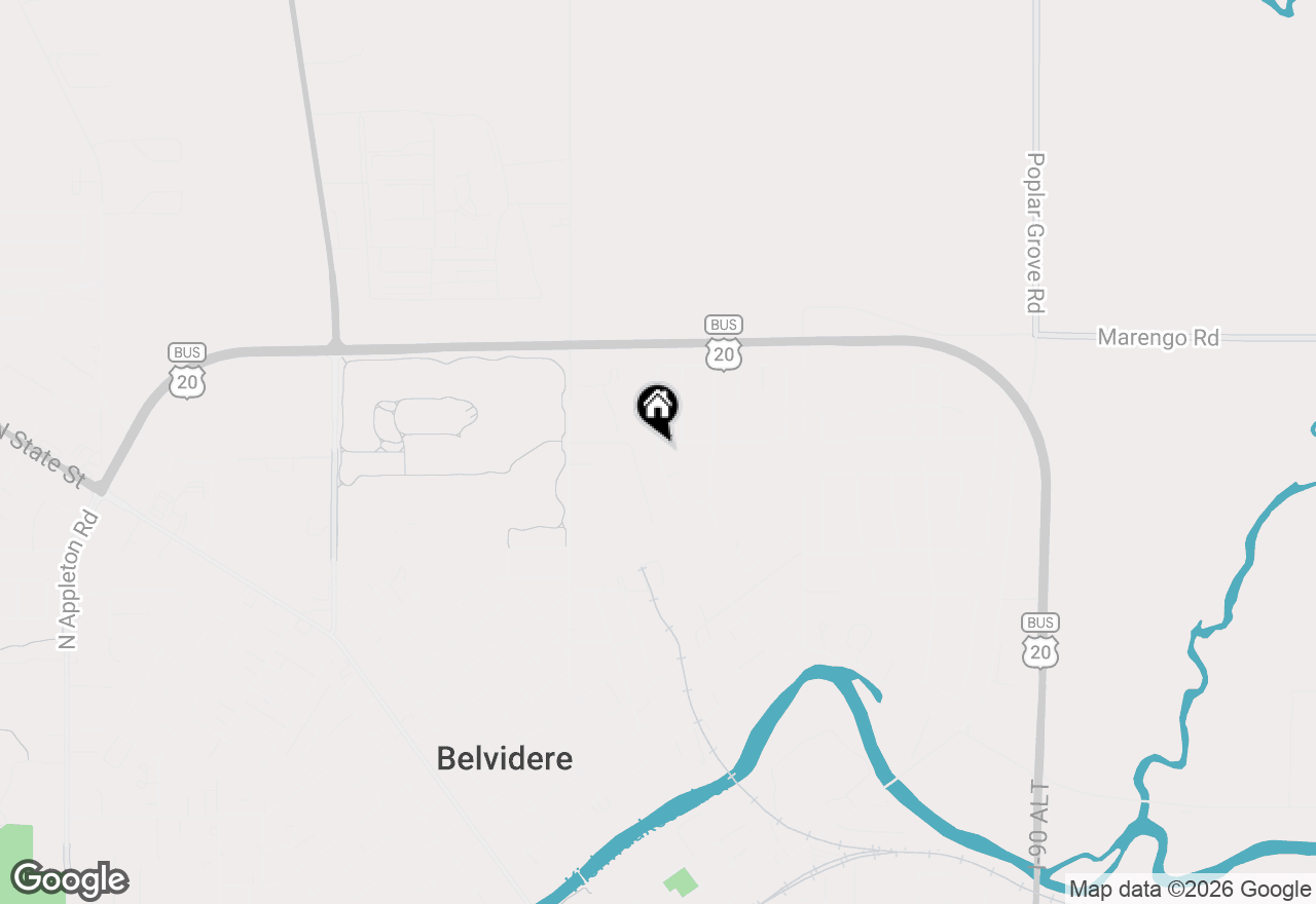 Map of 898 Fuller Lane, Belvidere, IL 61008