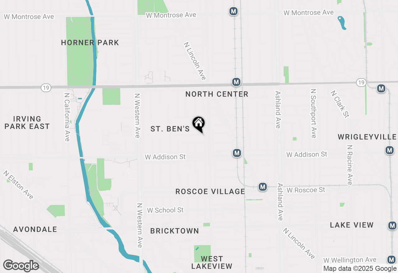 Map of 2034 W Waveland Avenue #2, Chicago, IL 60618