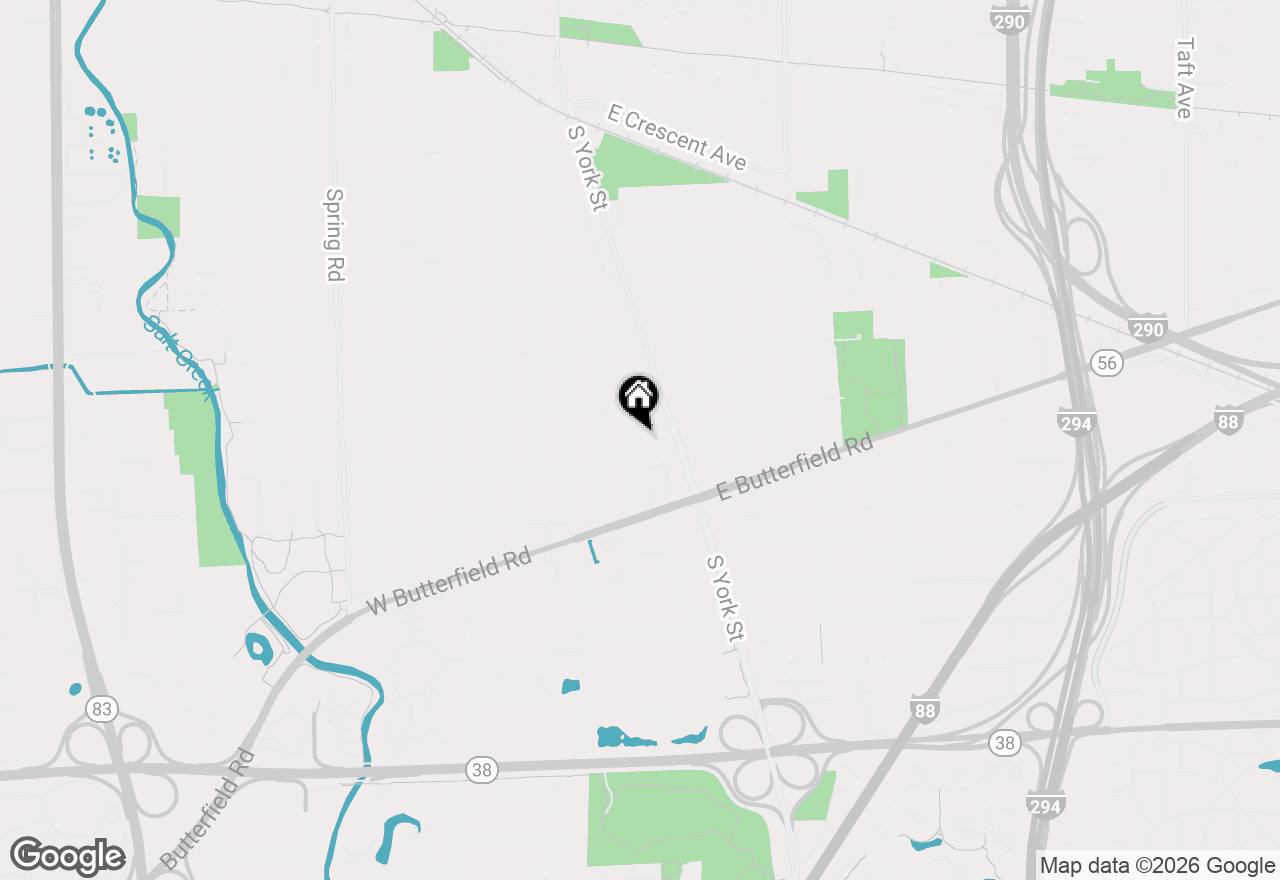 Map of 162 E Hale Street, Elmhurst, IL 60126