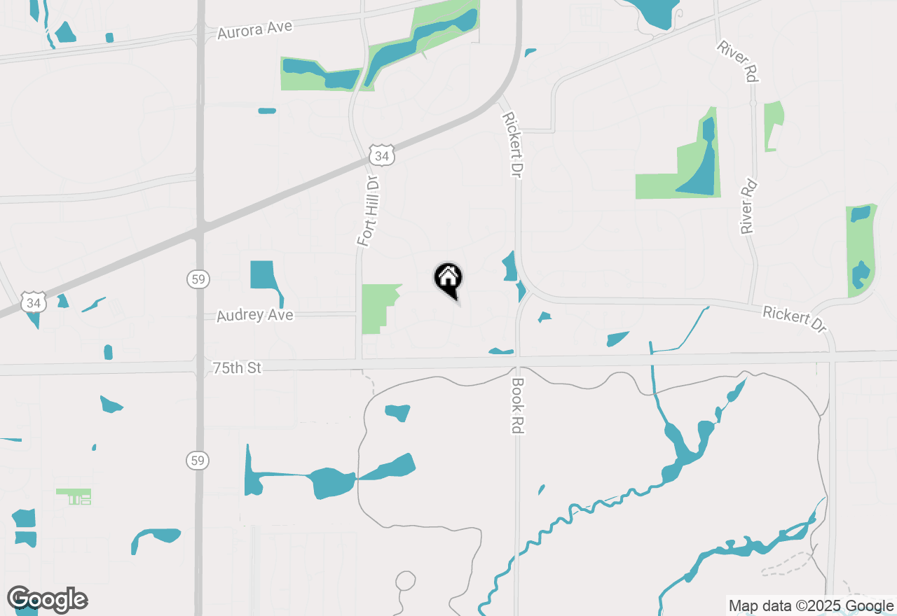 Map of 1164 Lakewood Circle, Naperville, IL 60540