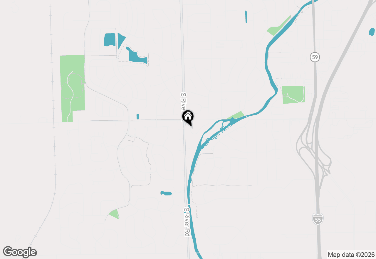 Map of 24735 W Manor Drive, Shorewood, IL 60404