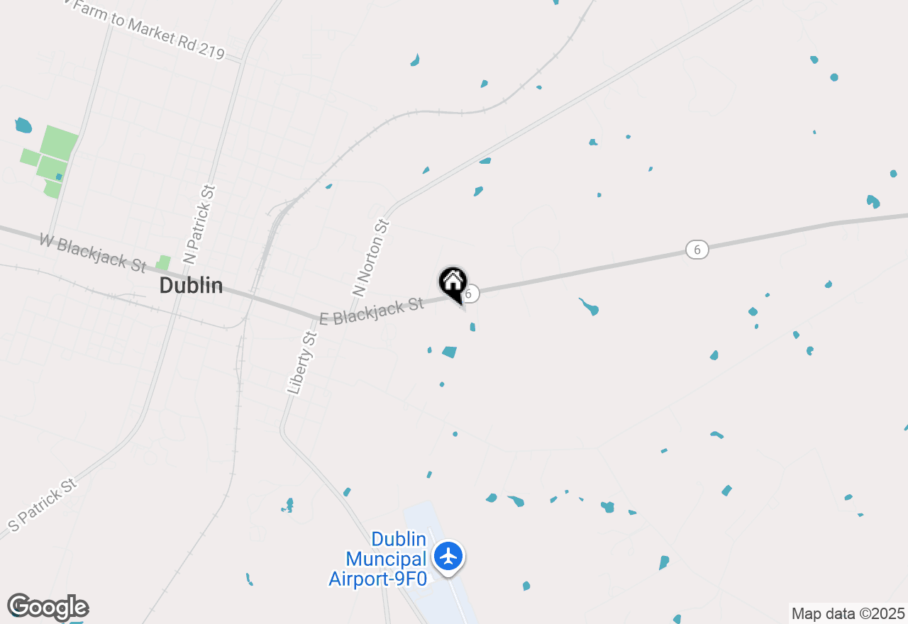 Map of 1232 E State Highway 6, Dublin, TX 76446