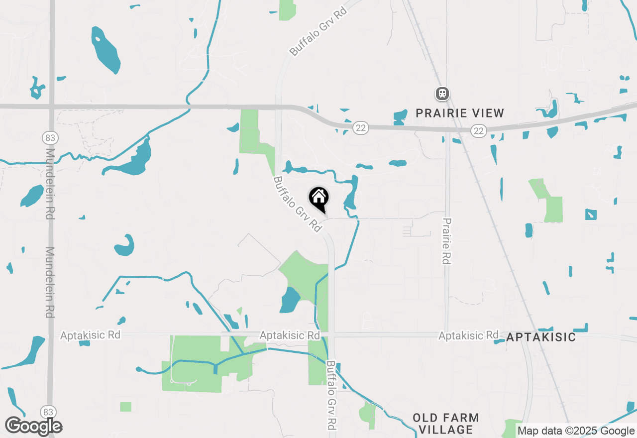 Map of 2164 Brandywyn Lane, Buffalo Grove, IL 60089