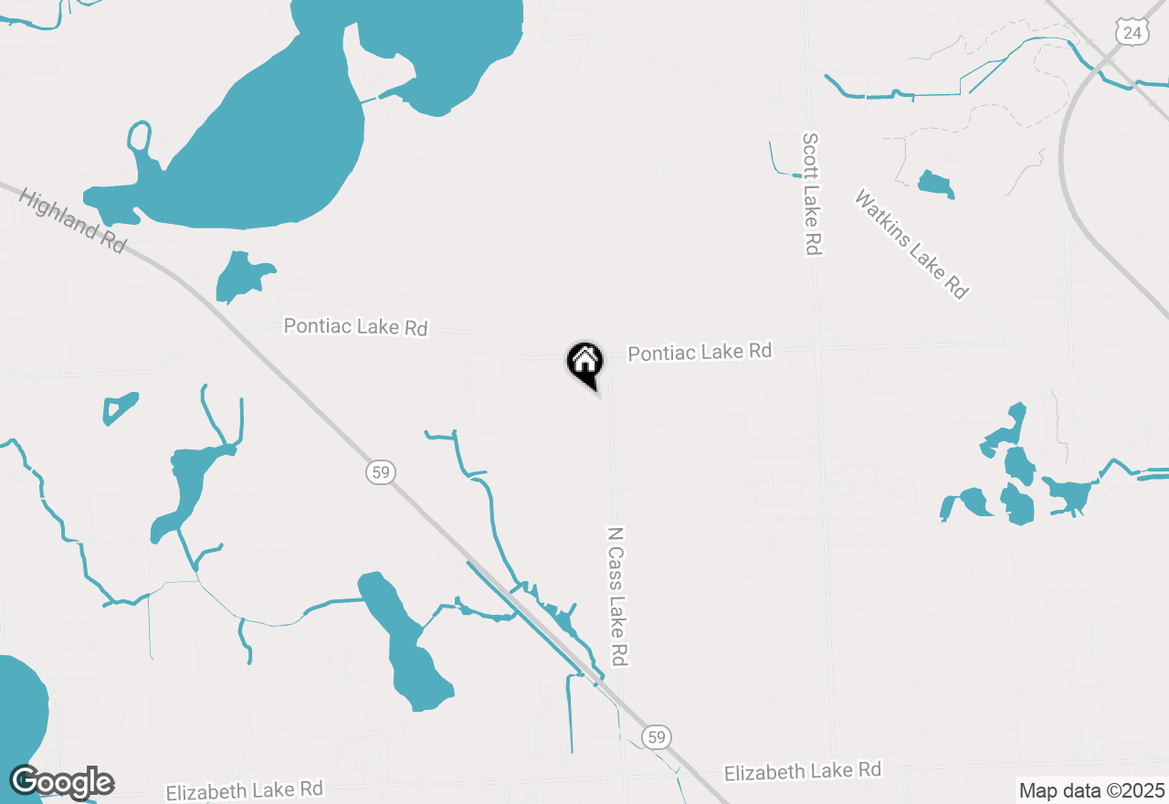 Map of 920 Elira Road, Waterford, MI 48328