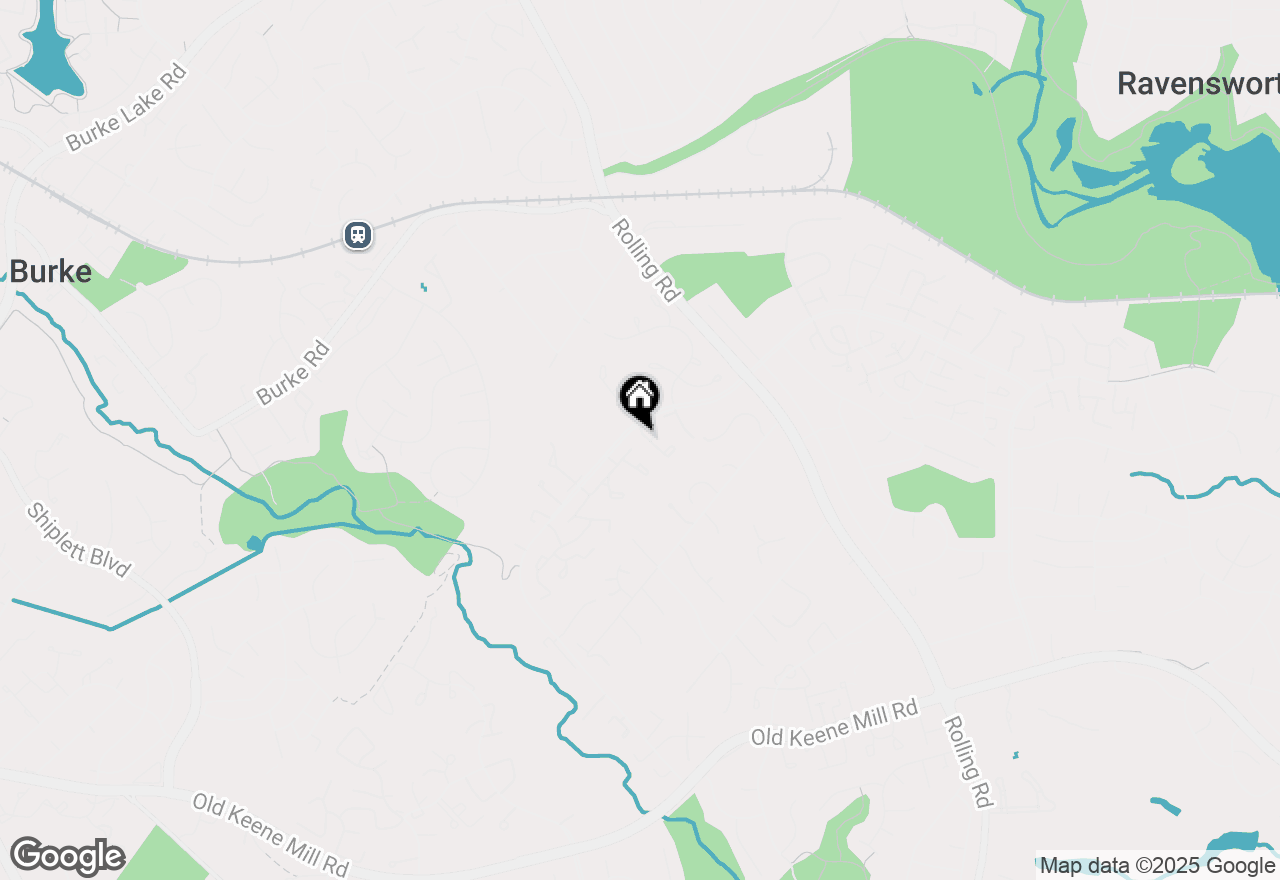 Map of 6004 Forrest Hollow Lane, Springfield, VA 22152