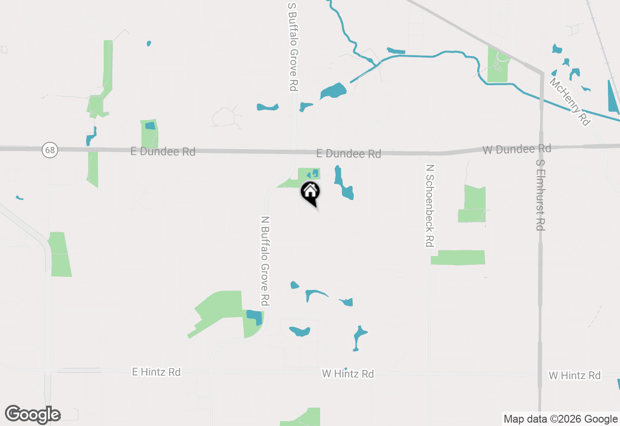 Map of 1080 Harvard Lane, Buffalo Grove, IL 60089