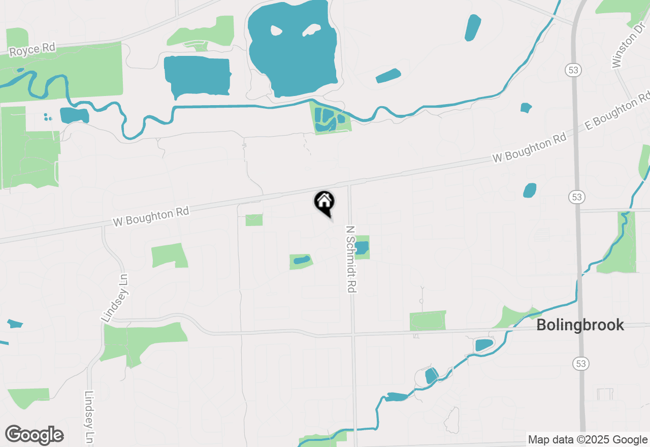 Map of 281 Dupage Drive, Bolingbrook, IL 60440