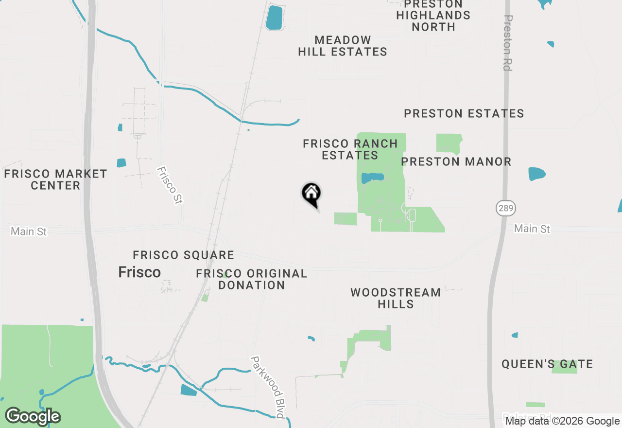 Map of 9380 N County Road, Frisco, TX 75033