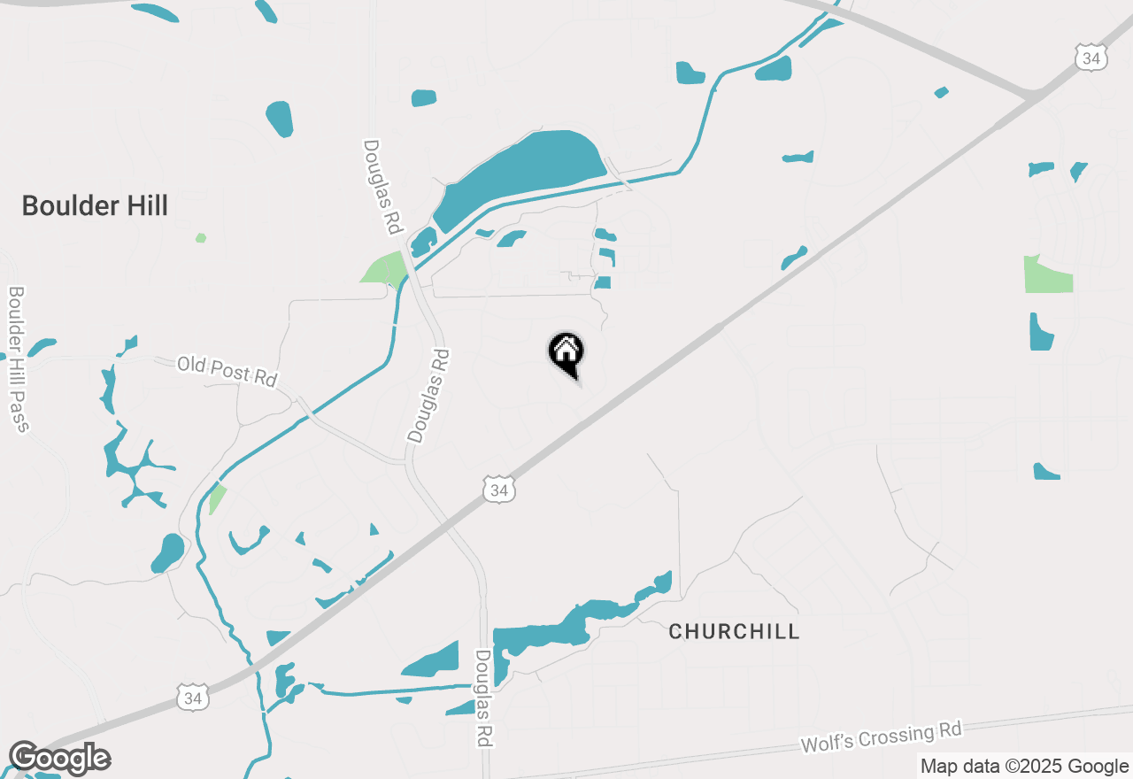 Map of 643 Salem Circle, Oswego, IL 60543