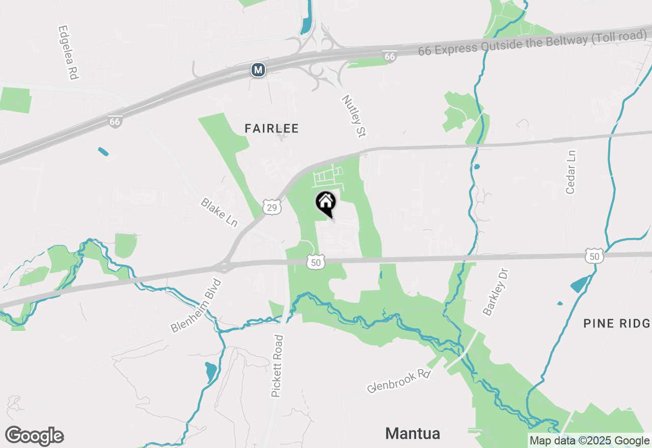 Map of 9314 Marycrest Street, Fairfax, VA 22031