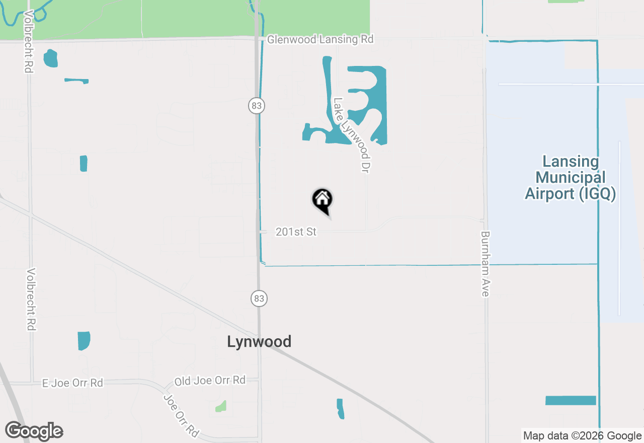 Map of 20067 Orchard Avenue, Lynwood, IL 60411