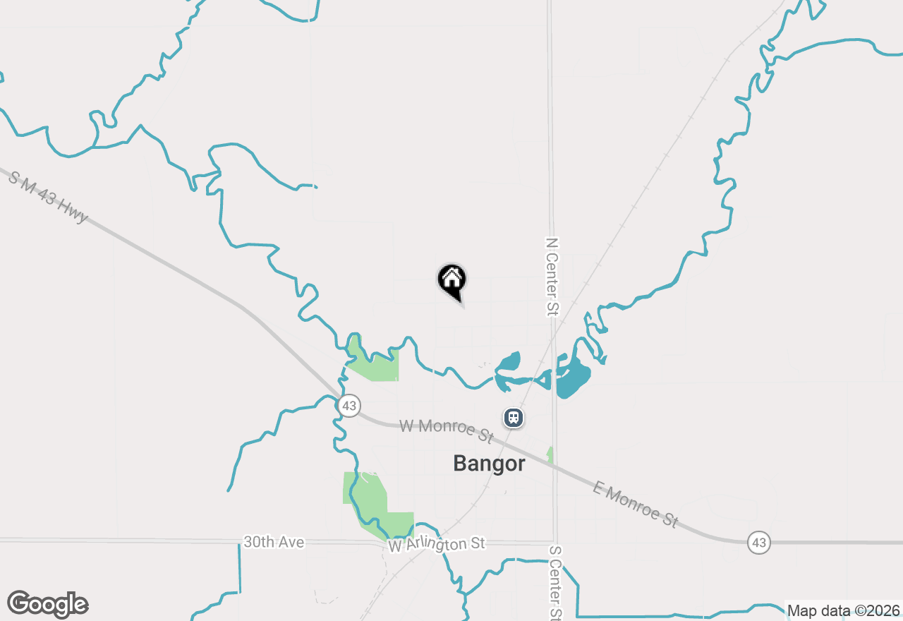 Map of 229 W High Street, Bangor, MI 49013