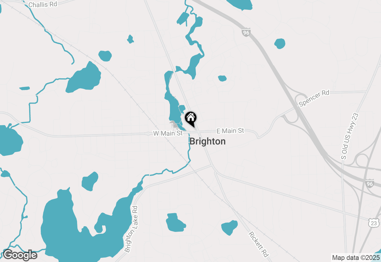 Map of 132 W Main Street, Brighton, MI 48116