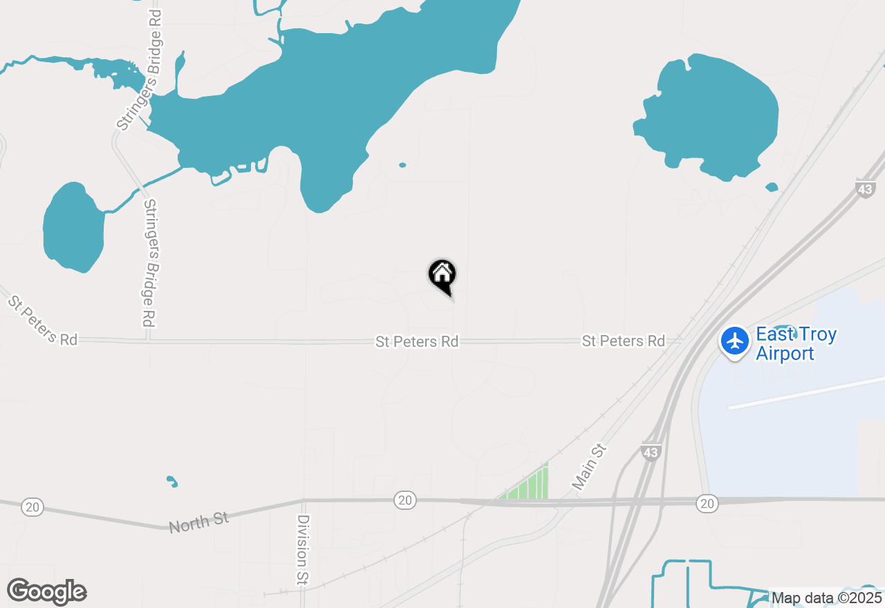 Map of 2690 Mapleton Ave, East Troy, WI 53120