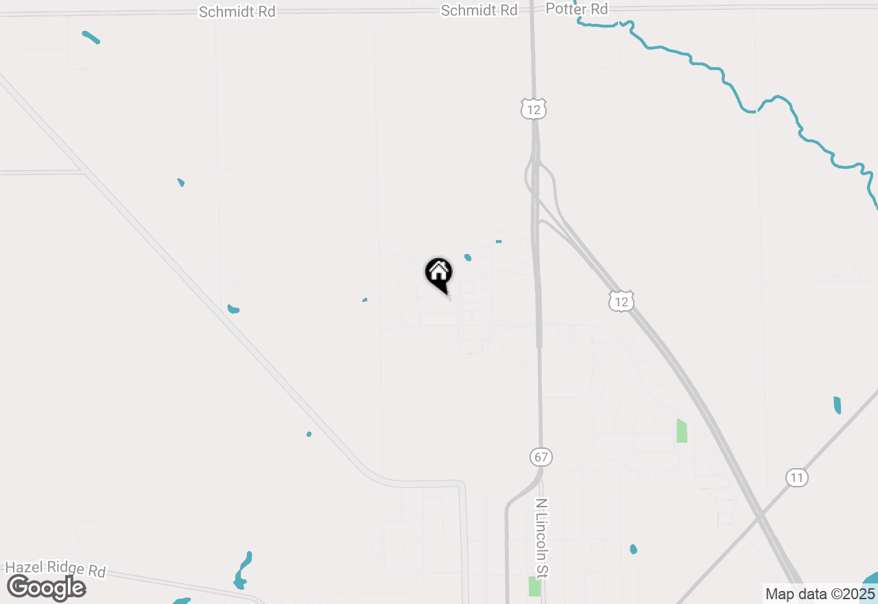 Map of 209 W Sunflower St, Elkhorn, WI 53121