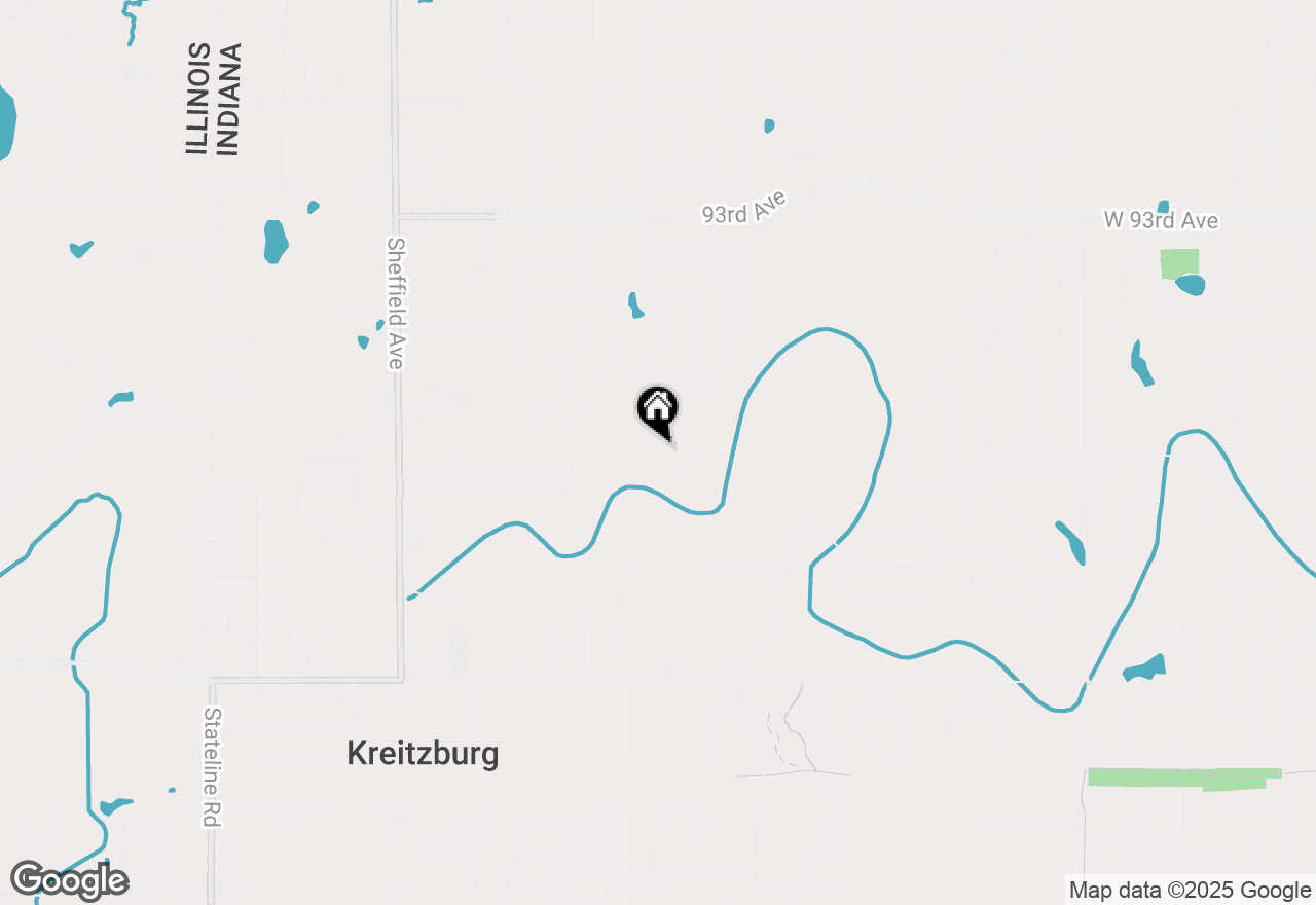 Map of 9710 Genevieve Drive, St. John, IN 46373