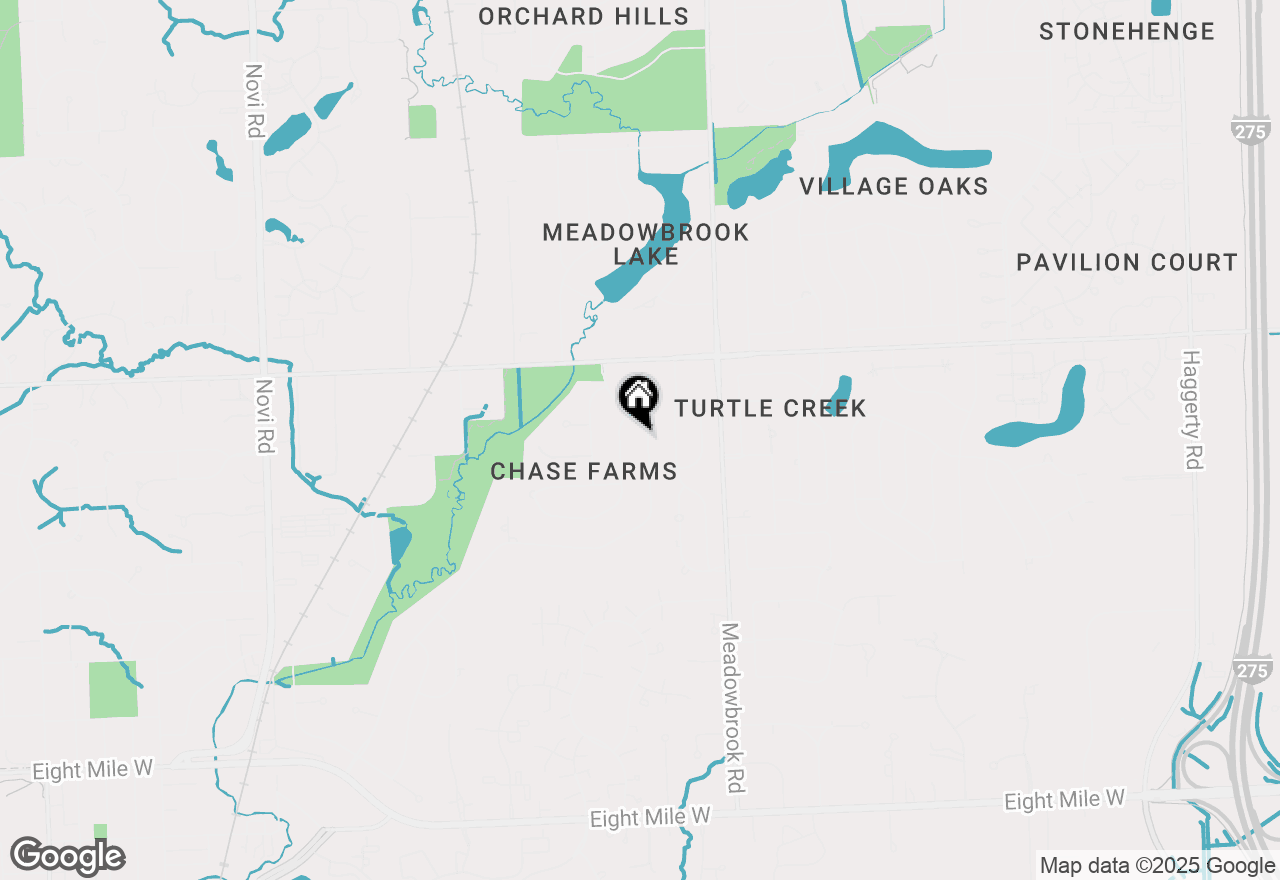 Map of 22187 Chase Drive, Novi, MI 48375