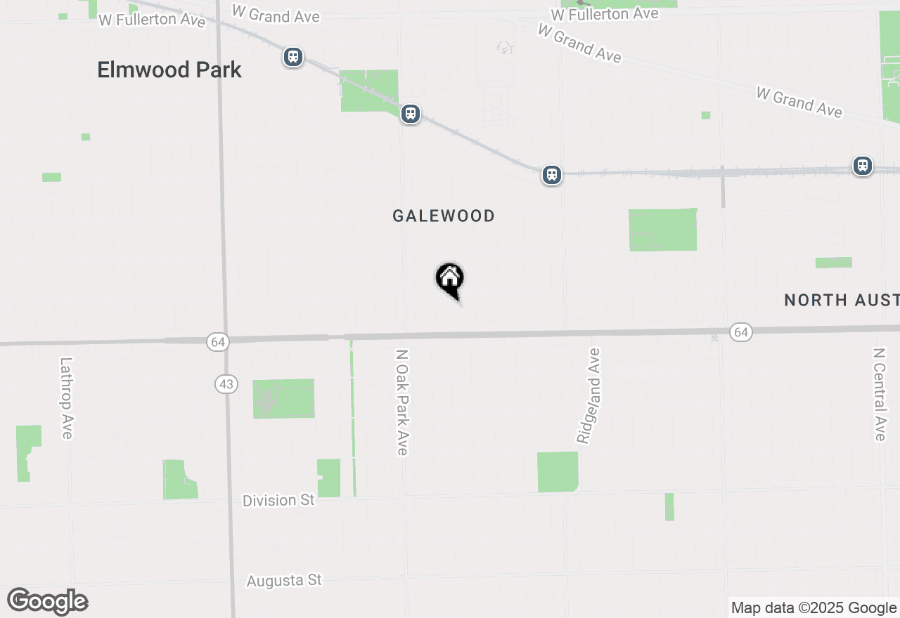 Map of 1639 N Normandy Avenue, Chicago, IL 60707