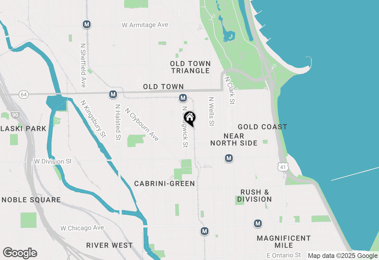 Map of 330 W Evergreen Avenue #CH, Chicago, IL 60610