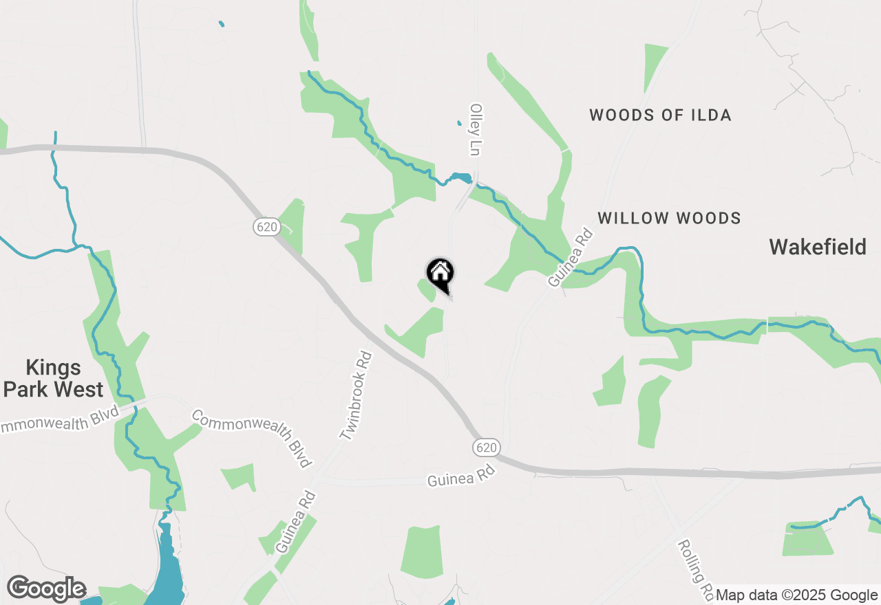 Map of 4812 Olley Lane, Fairfax, VA 22032