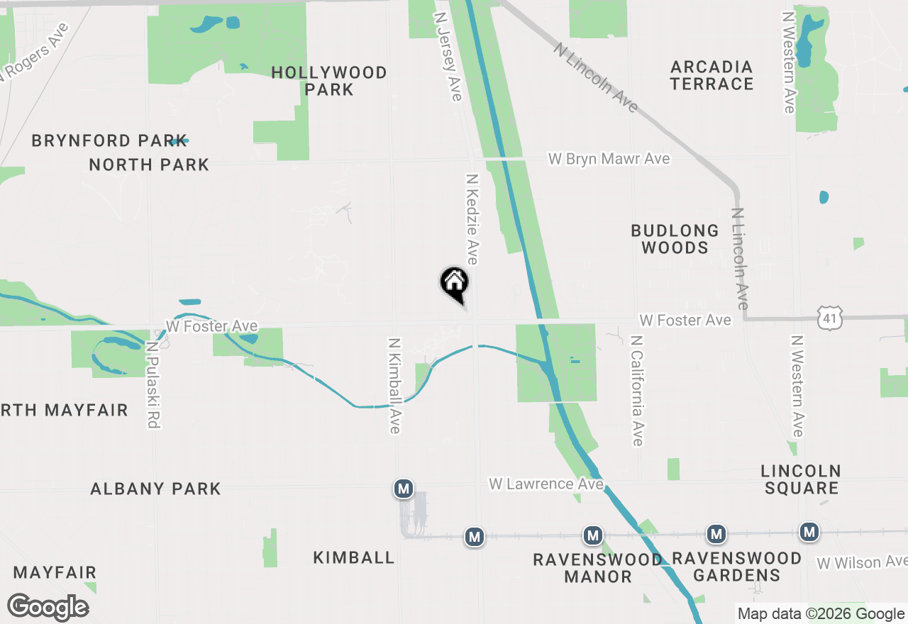 Map of 5210 N Sawyer Avenue #1, Chicago, IL 60625