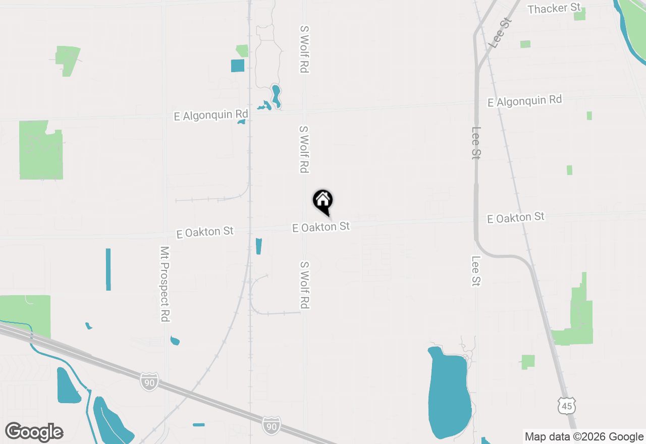 Map of 664 E Oakton Street, Des Plaines, IL 60018