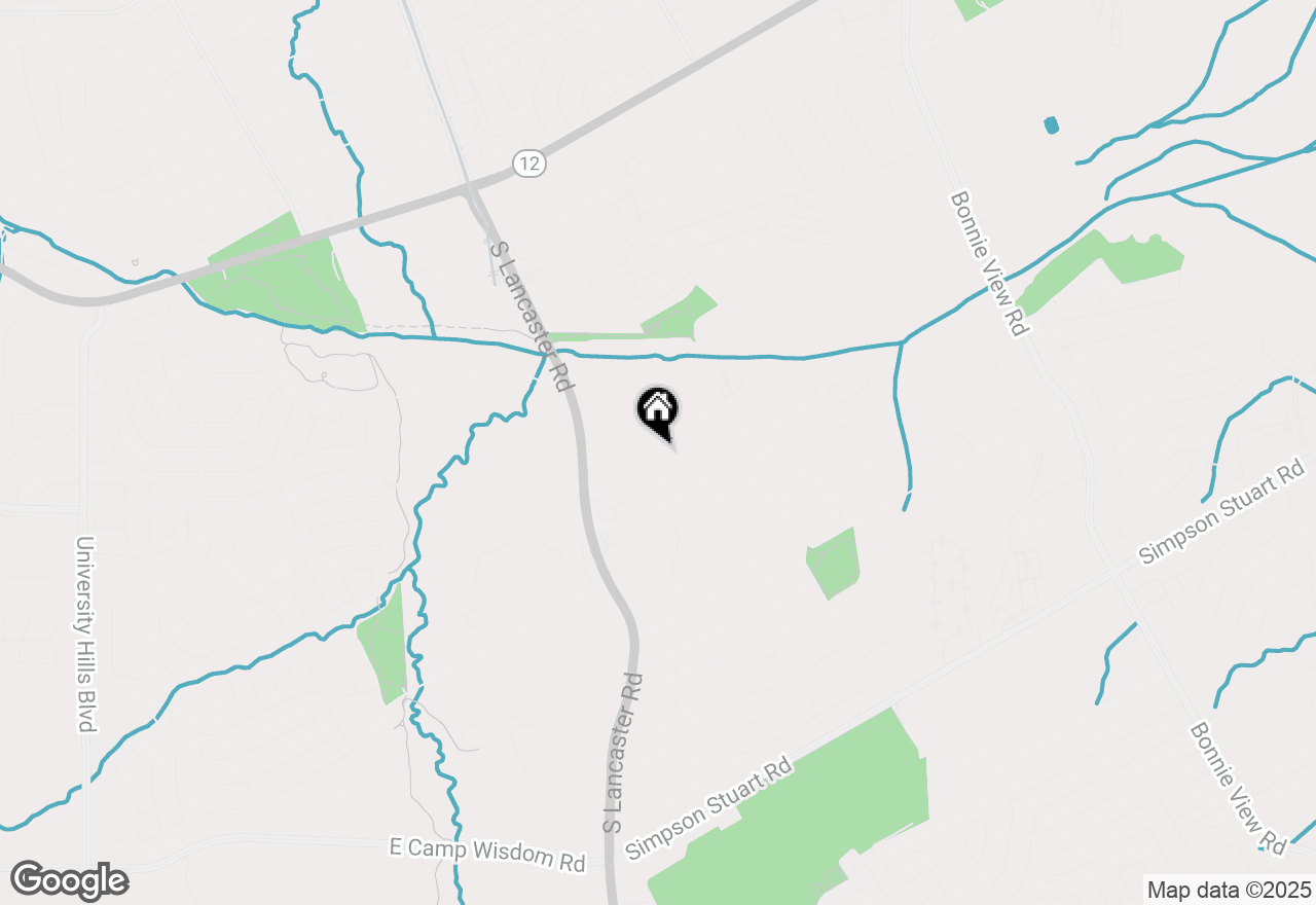 Map of 2408 Givendale Road, Dallas, TX 75241