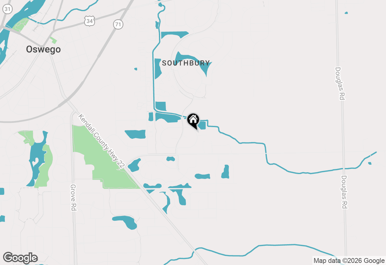 Map of 390 Bloomfield Circle E, Oswego, IL 60543