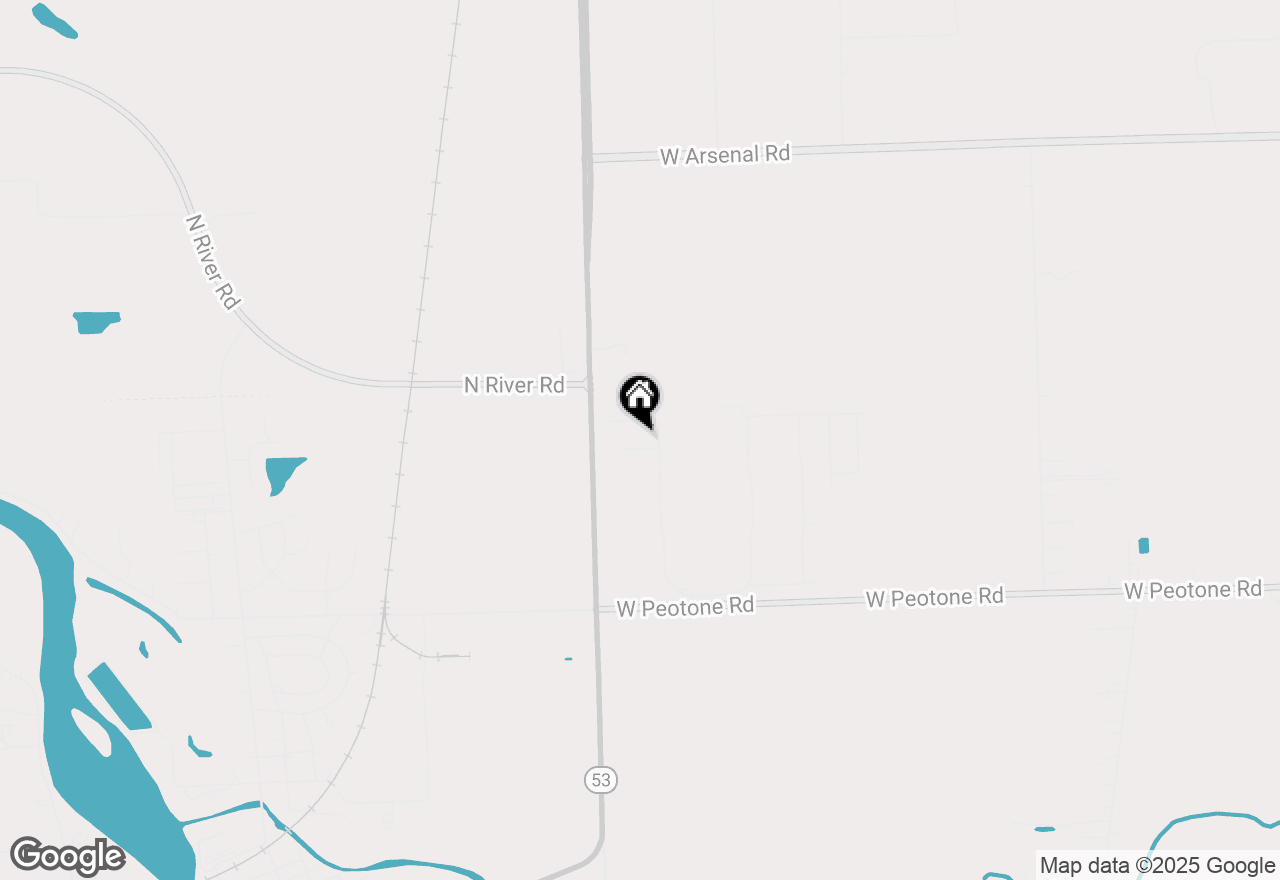 Map of 21526 Trick Circle Court, Wilmington, IL 60481