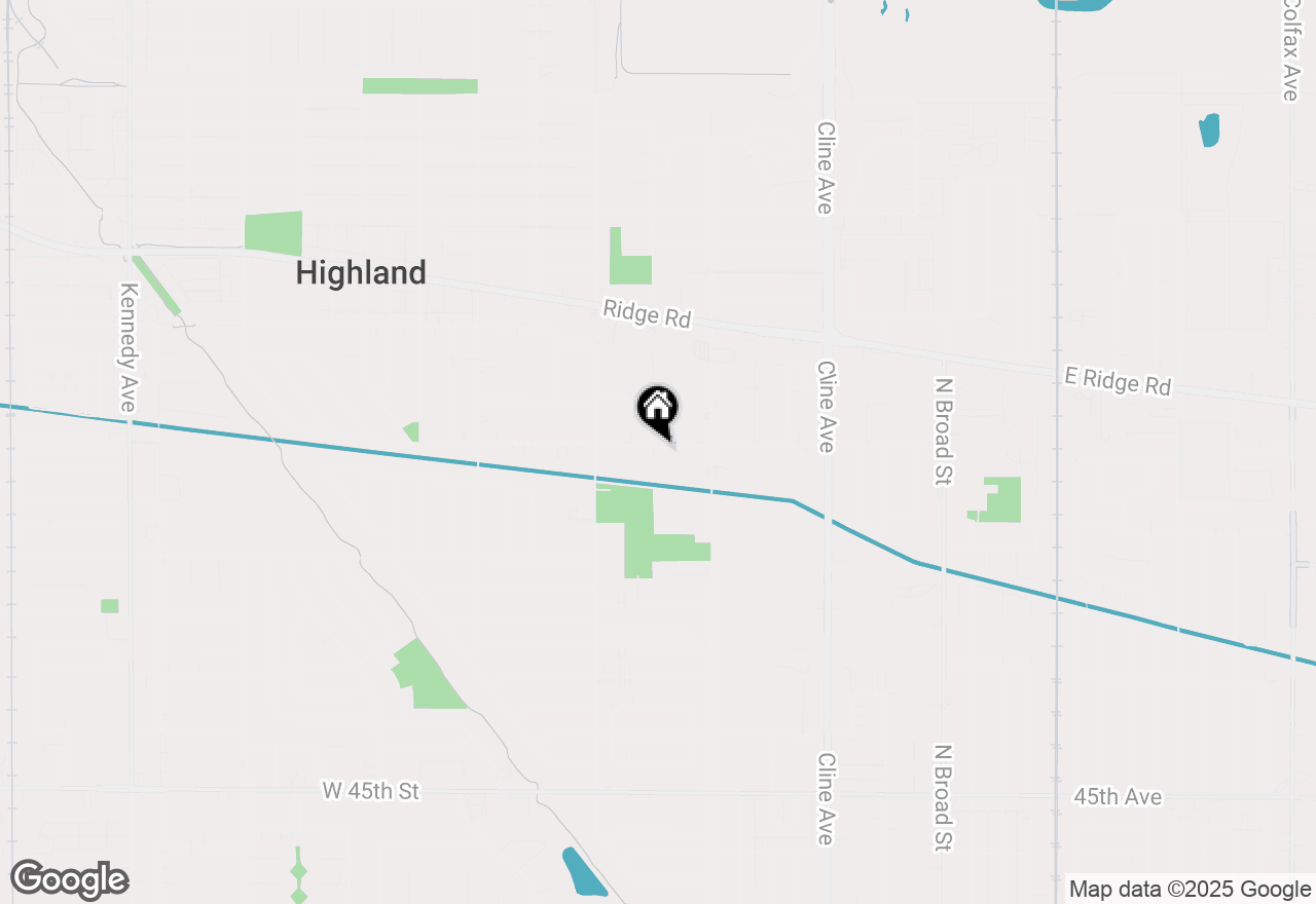Map of 3702 Wirth Road, Highland, IN 46322