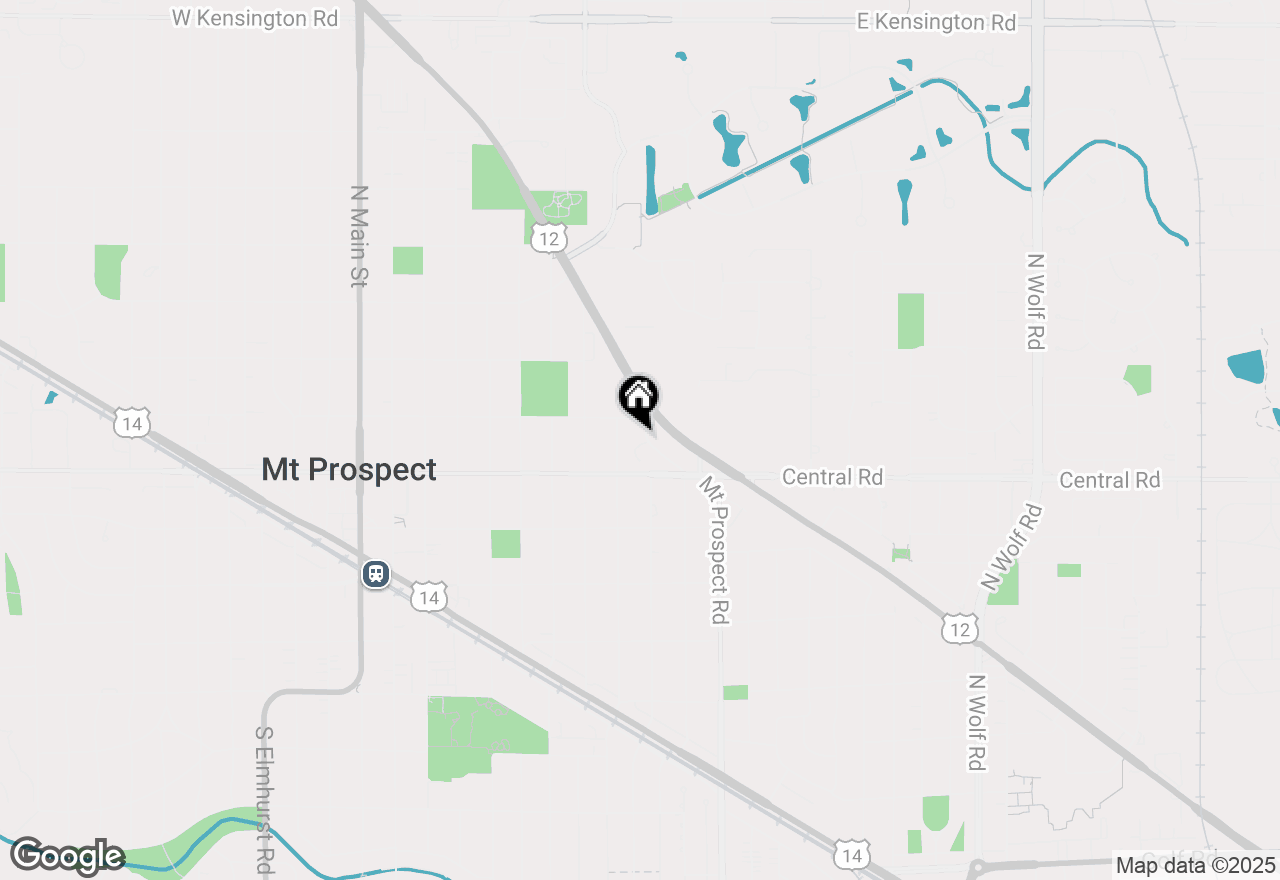 Map of 52 N Albert Street, Mount Prospect, IL 60056