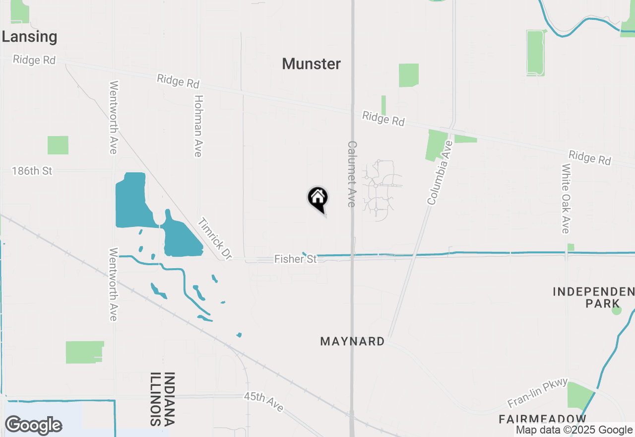 Map of 8760 Madison Avenue, Munster, IN 46321