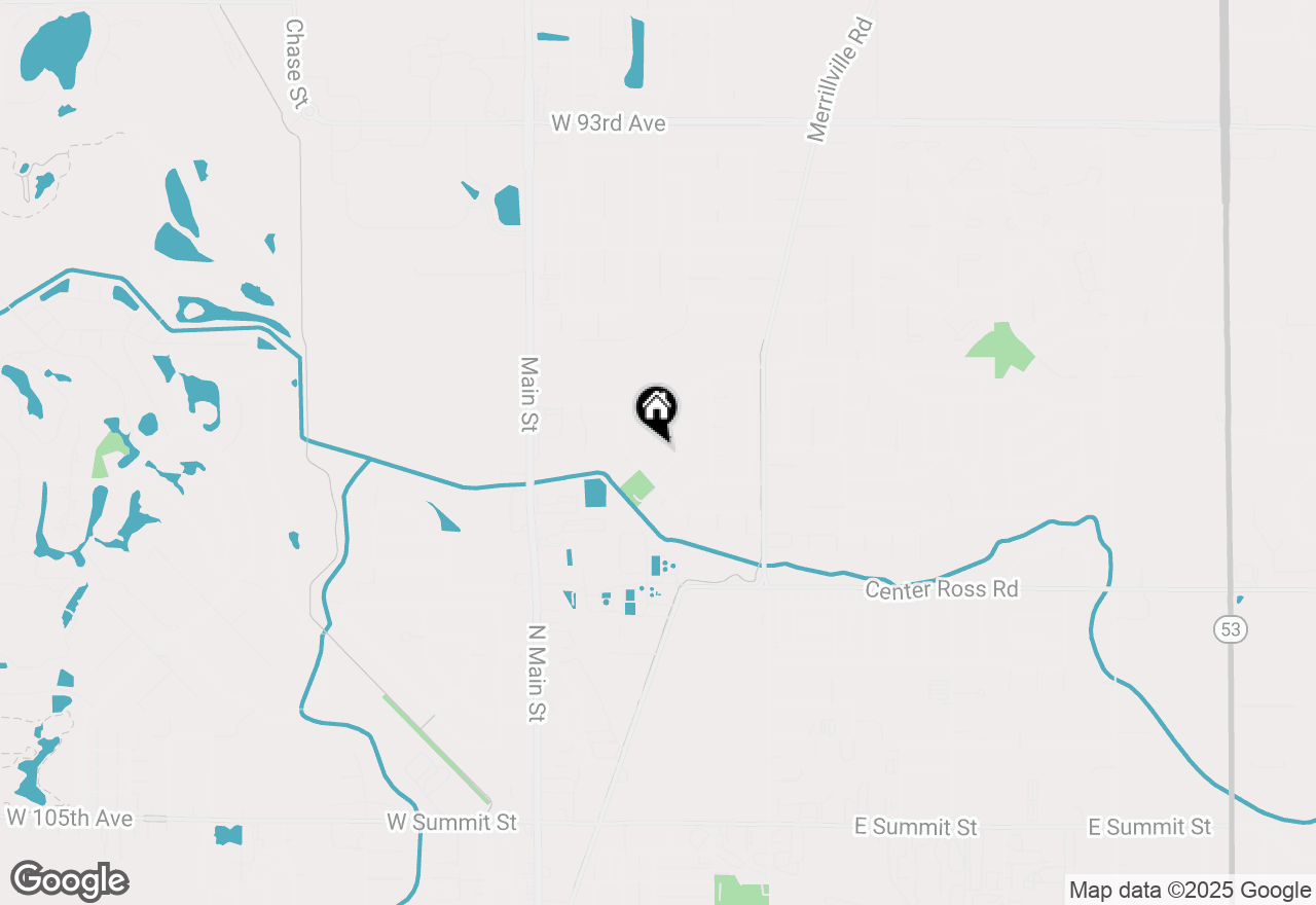 Map of 9835 Arthur Court, Crown Point, IN 46307