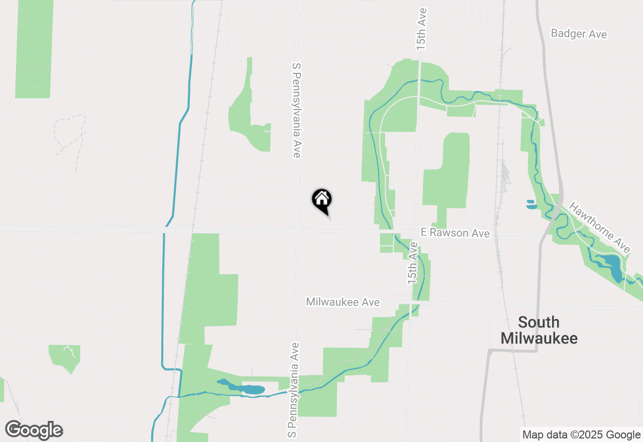 Map of 1803 Maple St, South Milwaukee, WI 53172