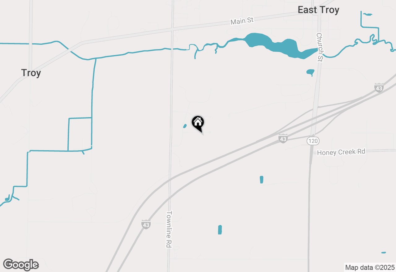 Map of 2417 Troy Hill Ct, East Troy, WI 53120