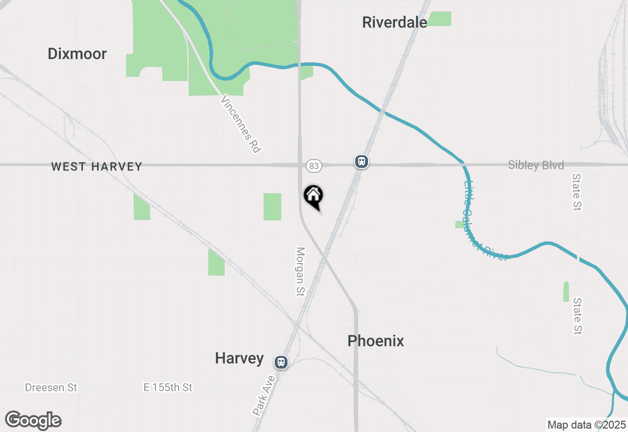 Map of 273 E 149th Street, Harvey, IL 60426