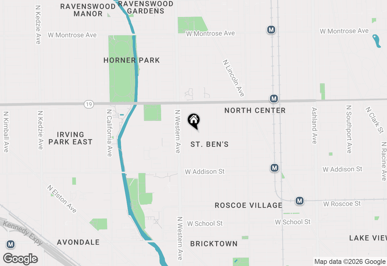 Map of 3812 N Oakley Avenue, Chicago, IL 60618