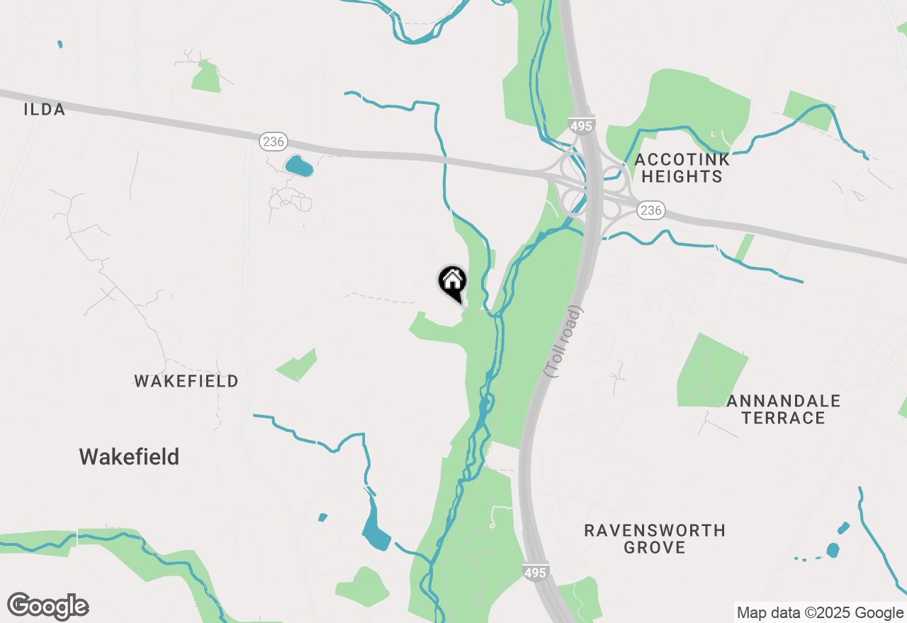 Map of 8202 Mockingbird Drive, Annandale, VA 22003