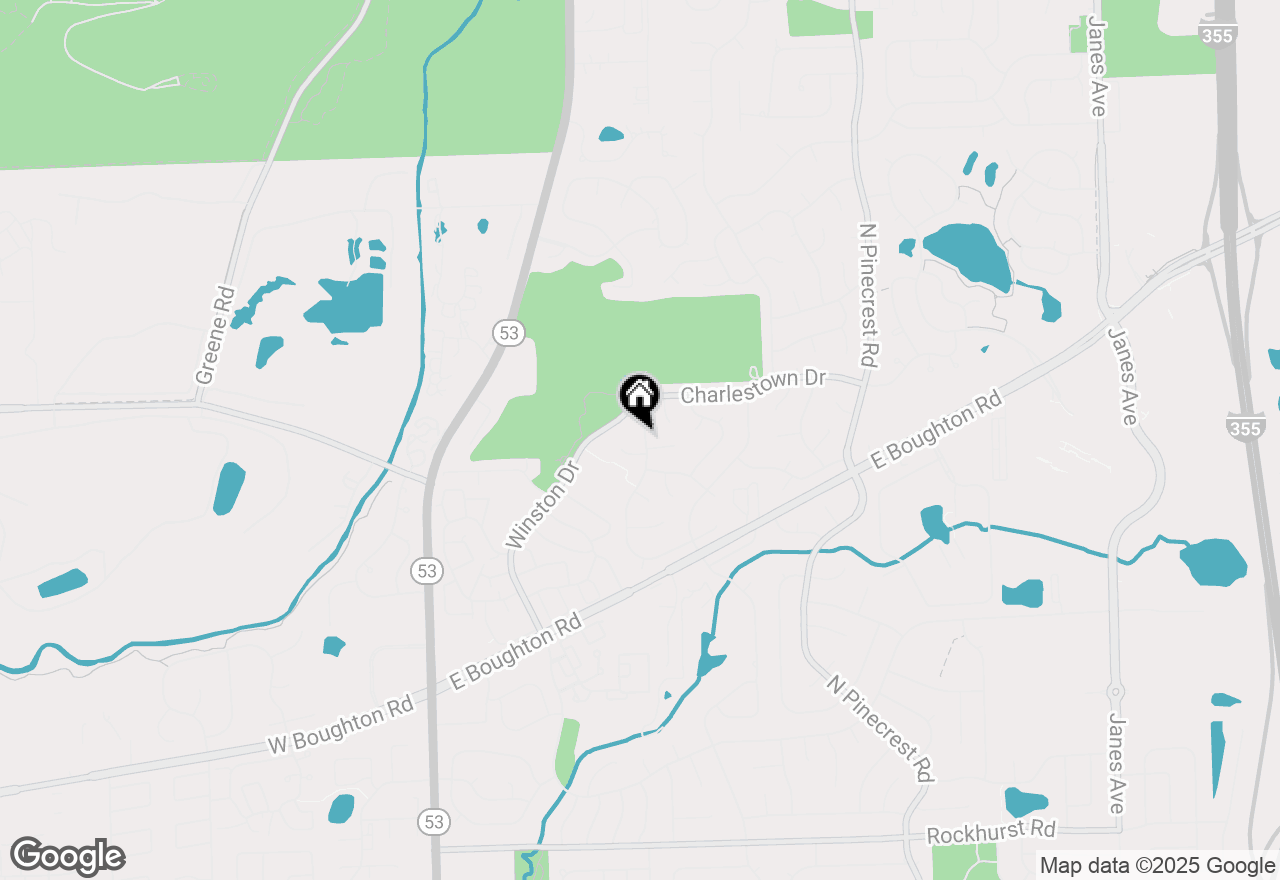 Map of 603 Hampshire Lane, Bolingbrook, IL 60440