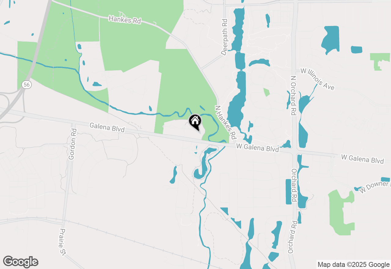 Map of 2972 Trillium Court E, Aurora, IL 60506