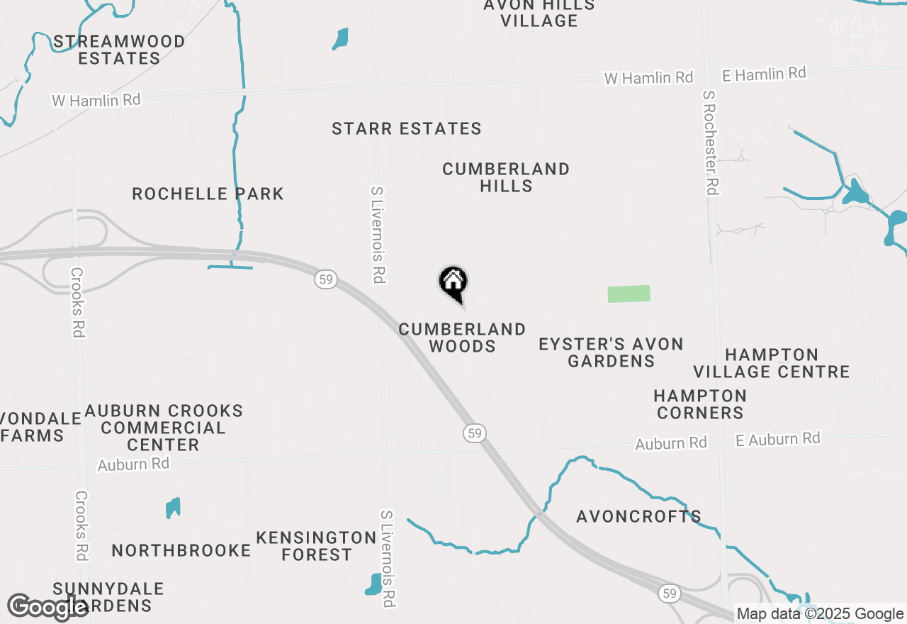 Map of 700 Woodfield Way, Rochester Hills, MI 48307