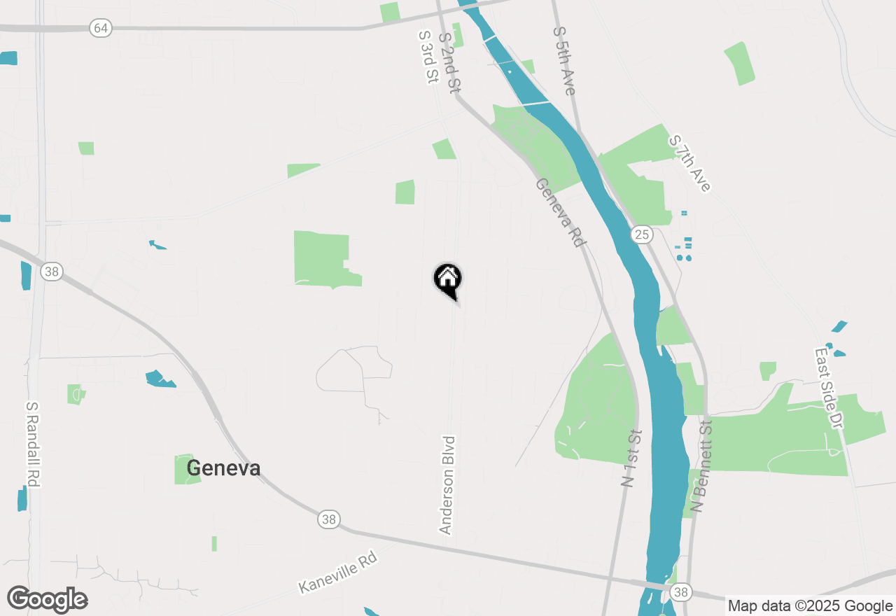 Map of 1327 S 3rd Street, St. Charles, IL 60174