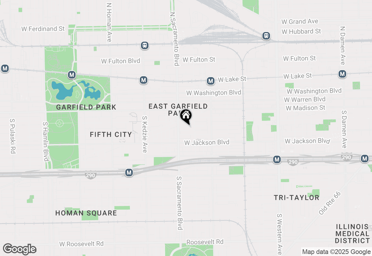 Map of 2933 W Wilcox Street, Chicago, IL 60612