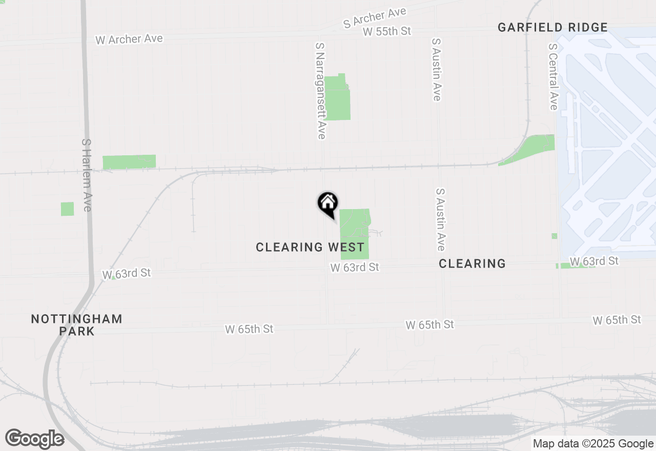Map of 6133 S Narragansett Avenue, Chicago, IL 60638
